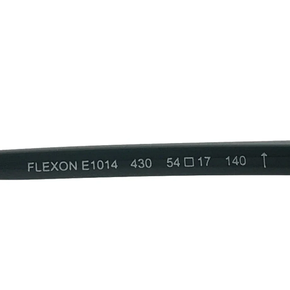 Flexon Eyeglasses Frames E1014 430 Blue Gray Rectangle Full Rim 54-17-140